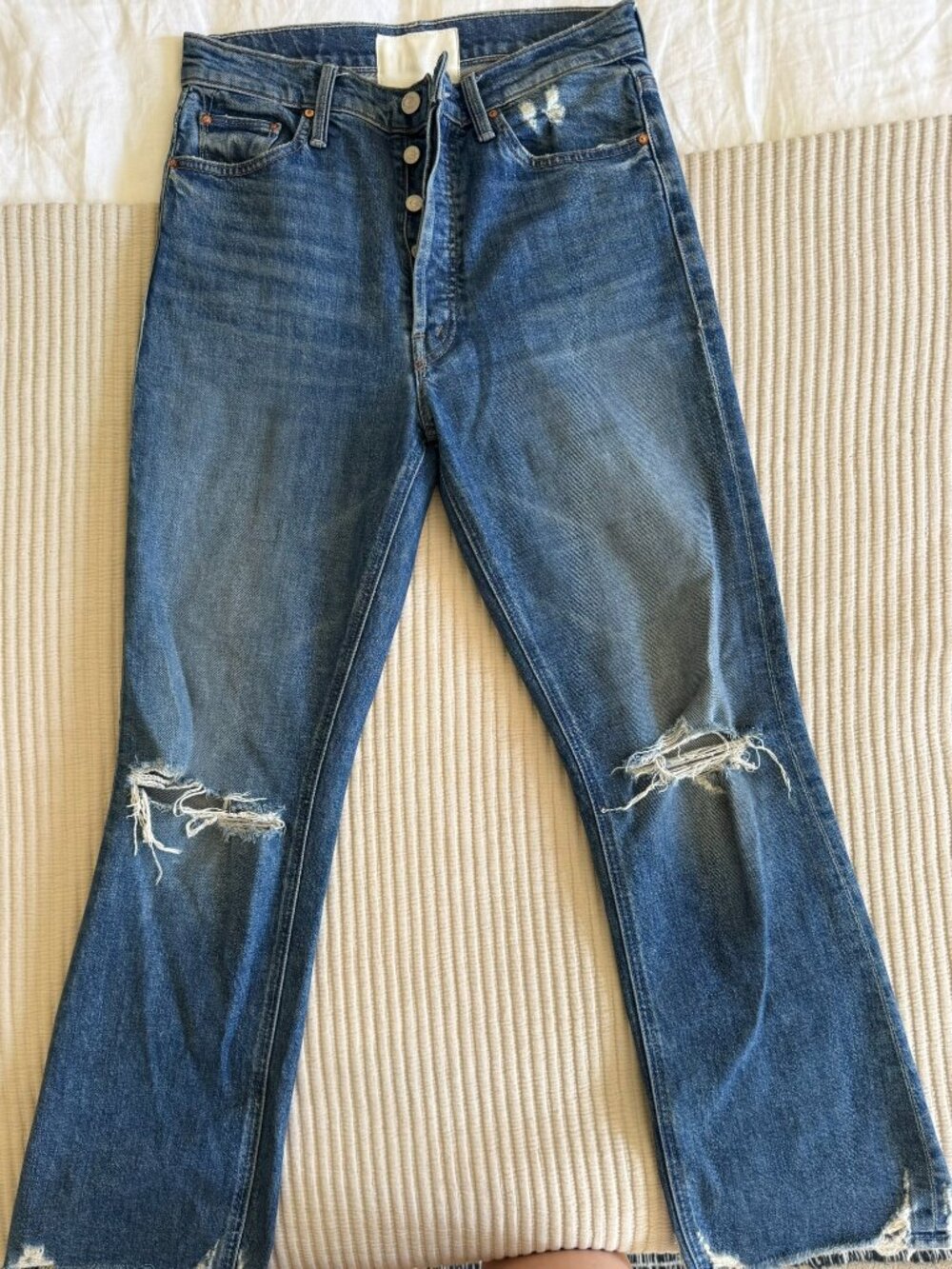MOTHER Superior The Tripper Chew Crying Cowboys Size 27
